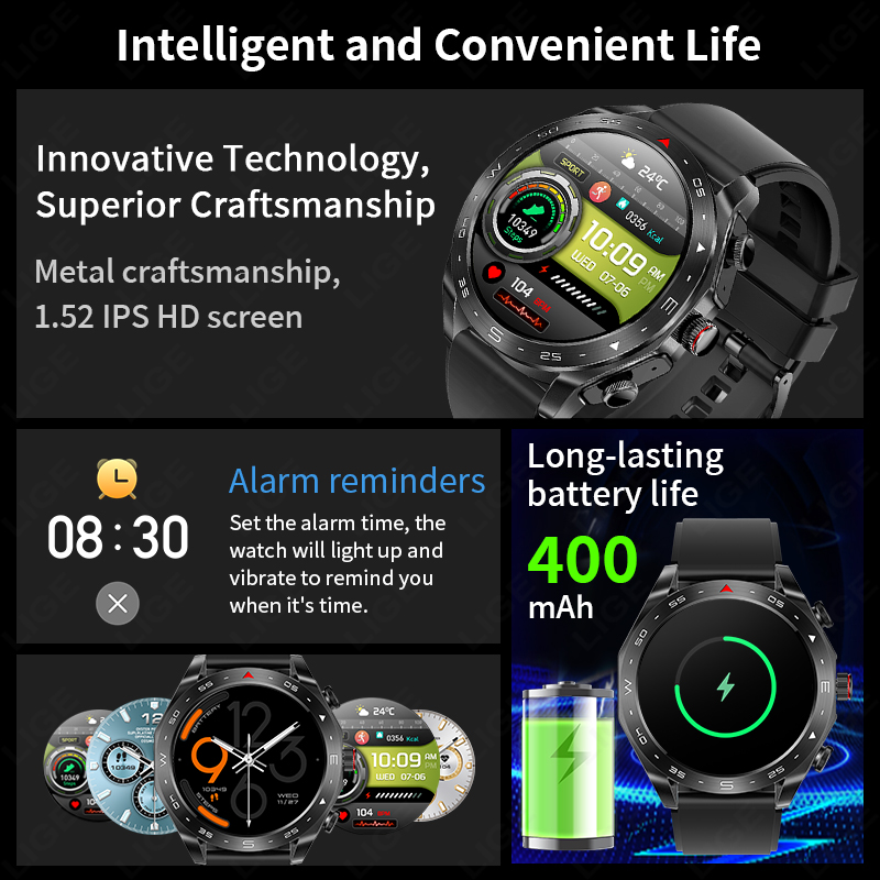 LIGE With Earbuds Bluetooth He - Smartwatch Headset recensione e prezzo