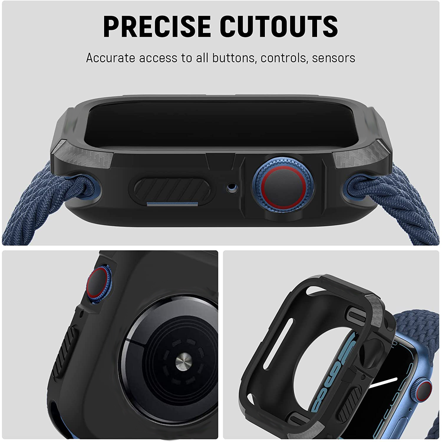 Rugged Cover for Apple Watch C - Smartwatch Band Accessories recensione e prezzo